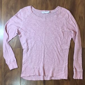 Prana Pink Long Sleeve Top, Sz XS